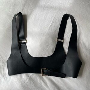 Black Harness Top